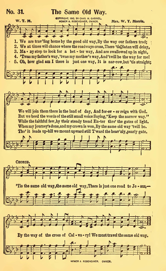 Great Revival Hymns No. 2 page 31