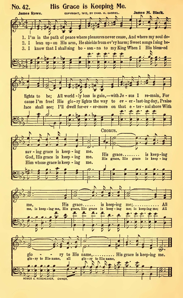 Great Revival Hymns No. 2 page 42