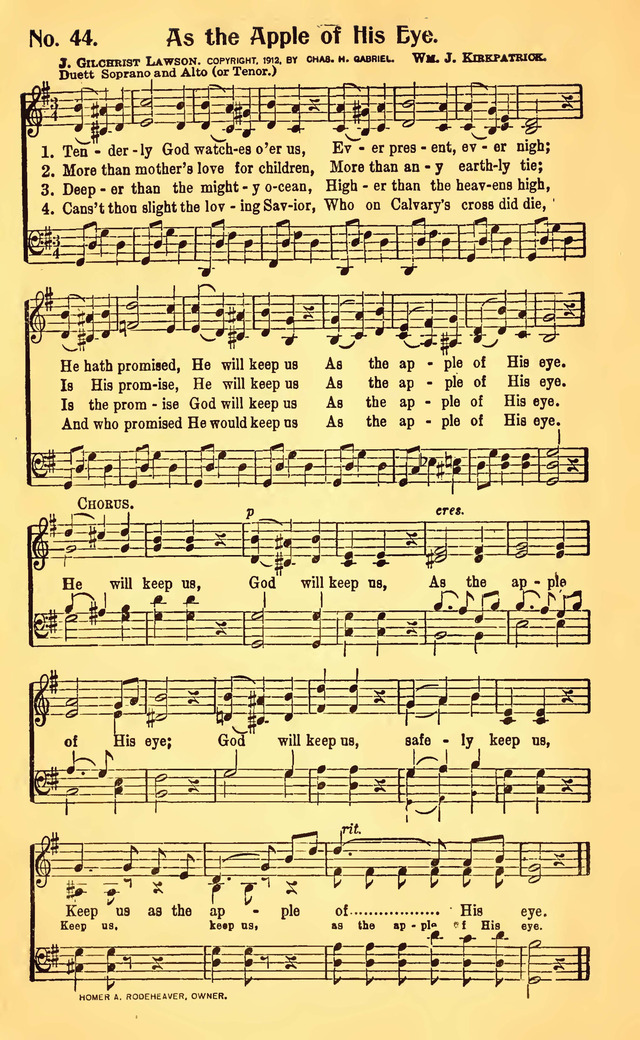 Great Revival Hymns No. 2 page 44