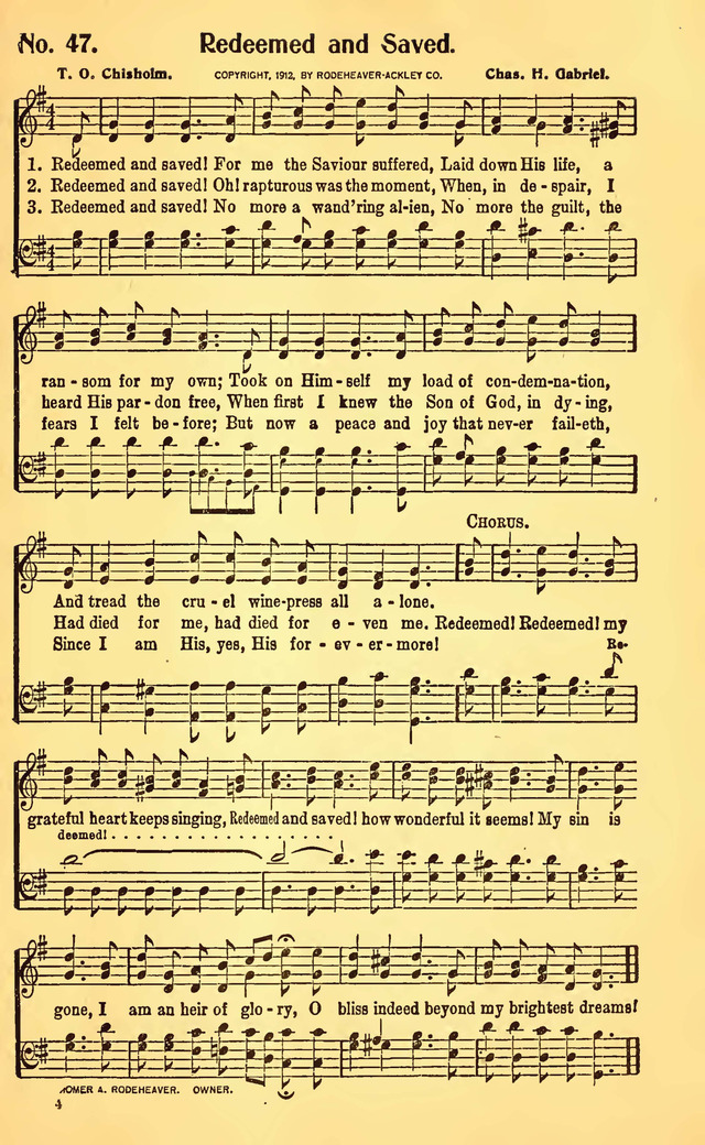 Great Revival Hymns No. 2 page 47