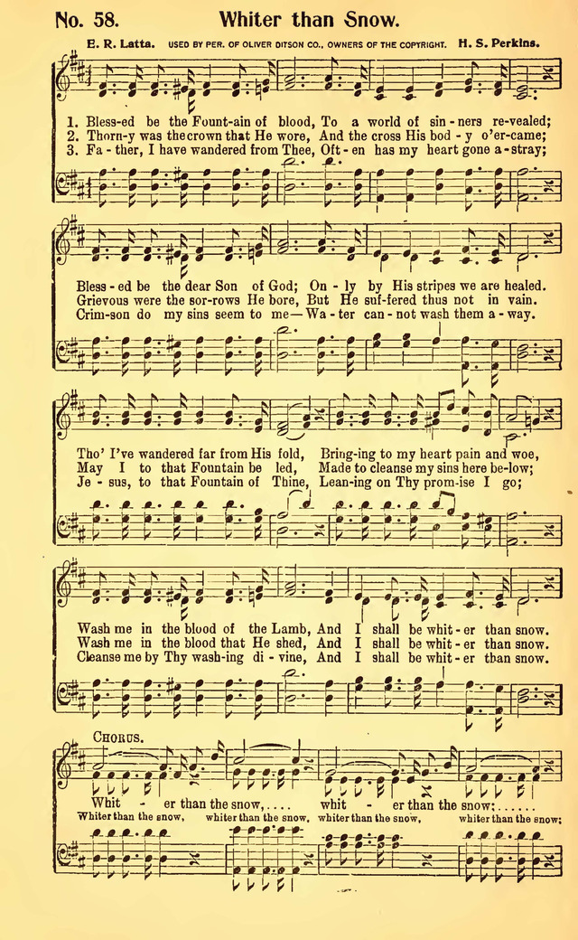 Great Revival Hymns No. 2 page 58