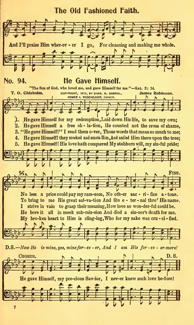 Great Revival Hymns No. 2 page 95