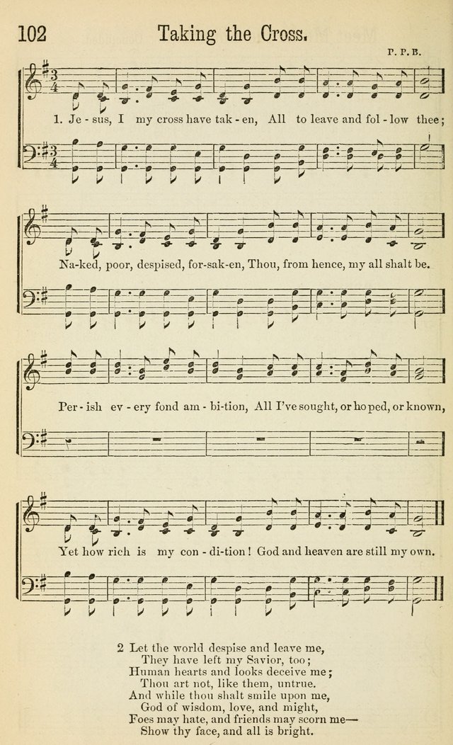 Gospel Songs: a choice collection of hymns and tune, new and old, for gospel meetings, prayer meetings, Sunday schools, etc. page 107