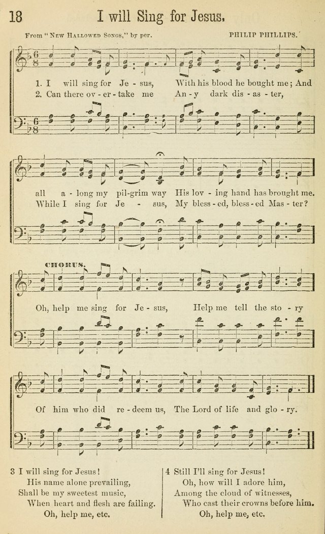 Gospel Songs: a choice collection of hymns and tune, new and old, for gospel meetings, prayer meetings, Sunday schools, etc. page 23