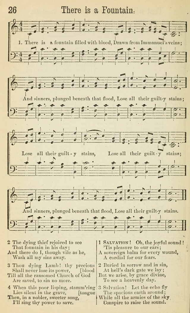 Gospel Songs: a choice collection of hymns and tune, new and old, for gospel meetings, prayer meetings, Sunday schools, etc. page 31