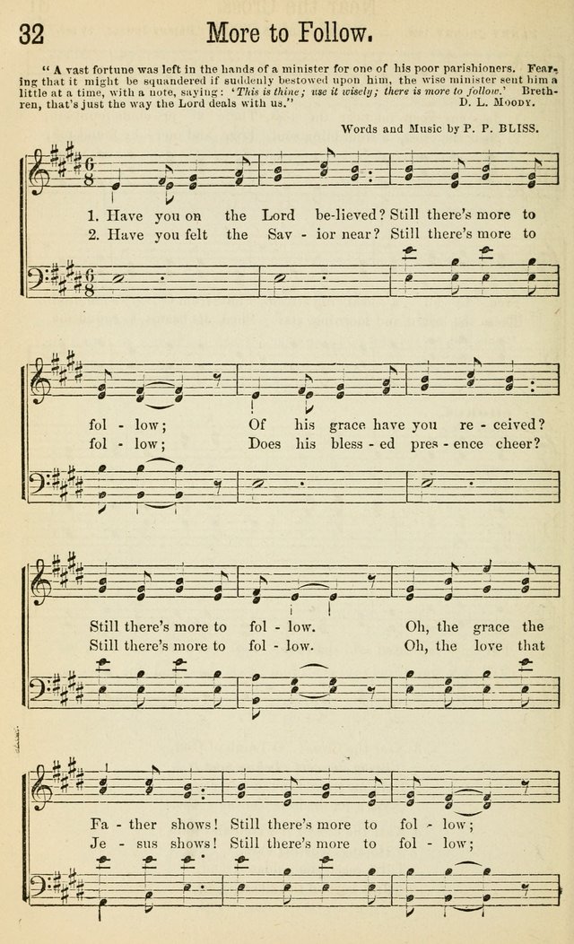 Gospel Songs: a choice collection of hymns and tune, new and old, for gospel meetings, prayer meetings, Sunday schools, etc. page 37