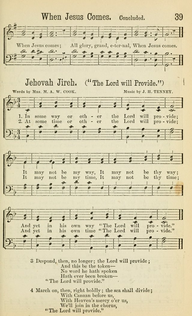 Gospel Songs: a choice collection of hymns and tune, new and old, for gospel meetings, prayer meetings, Sunday schools, etc. page 44