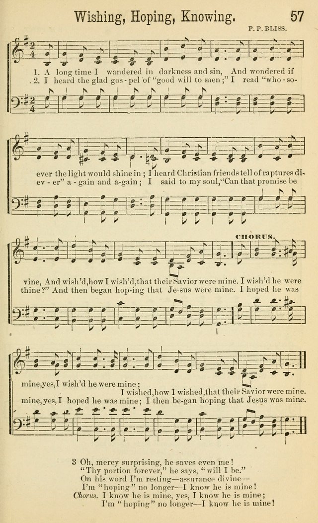 Gospel Songs: a choice collection of hymns and tune, new and old, for gospel meetings, prayer meetings, Sunday schools, etc. page 62