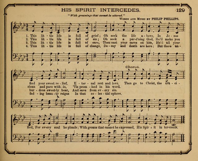 The Gospel Singer: for Sabbath schools, etc. page 129