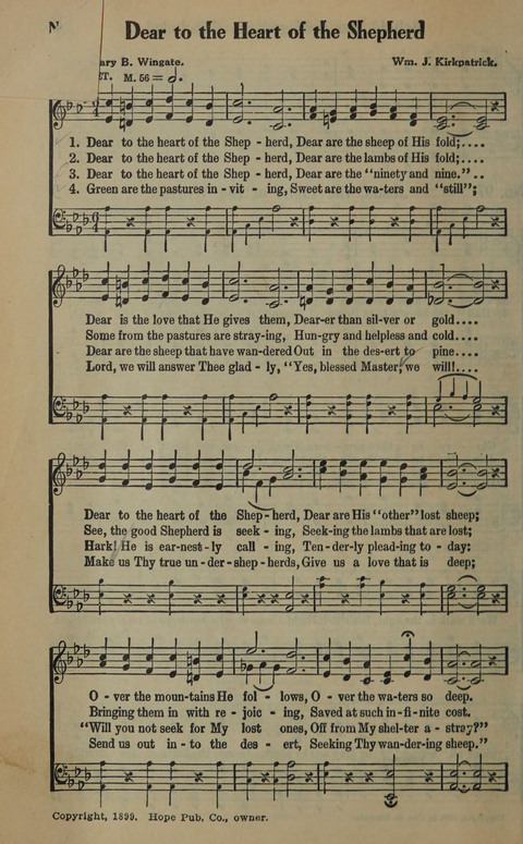 The Gospel in Song: as used in the Anderson Gospel Crusades page 102