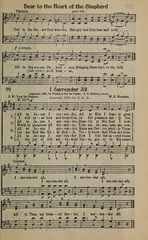 The Gospel in Song: as used in the Anderson Gospel Crusades page 103