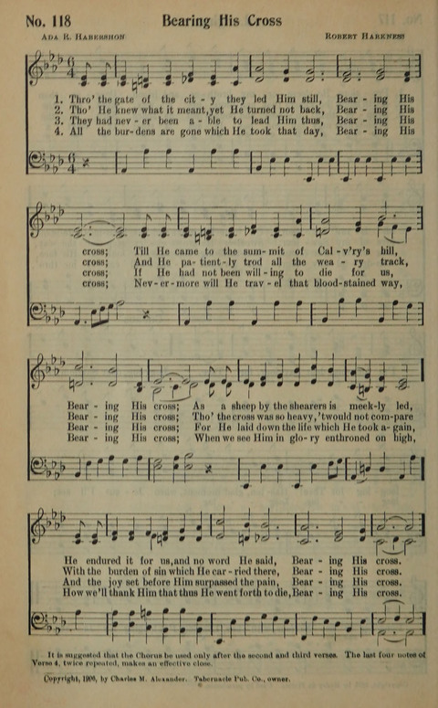 The Gospel in Song: as used in the Anderson Gospel Crusades page 122