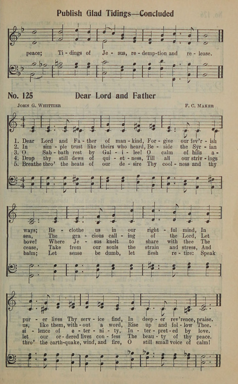 The Gospel in Song: as used in the Anderson Gospel Crusades page 129