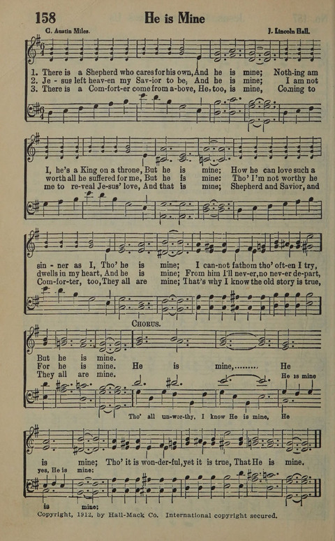 The Gospel in Song: as used in the Anderson Gospel Crusades page 162