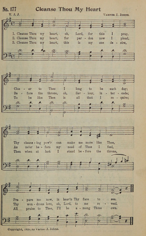 The Gospel in Song: as used in the Anderson Gospel Crusades page 181