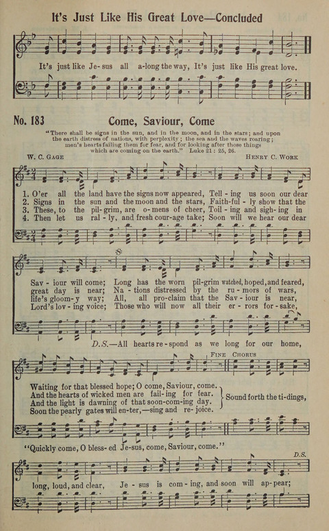 The Gospel in Song: as used in the Anderson Gospel Crusades page 187