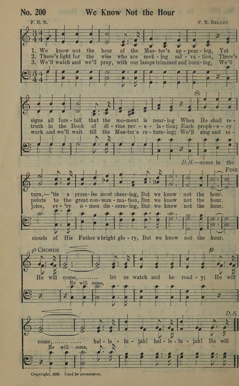 The Gospel in Song: as used in the Anderson Gospel Crusades page 204