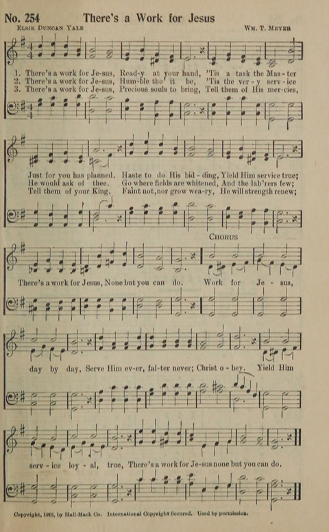 The Gospel in Song: as used in the Anderson Gospel Crusades page 261