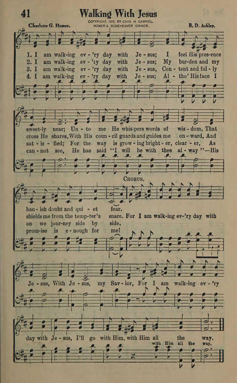 The Gospel in Song: as used in the Anderson Gospel Crusades page 45