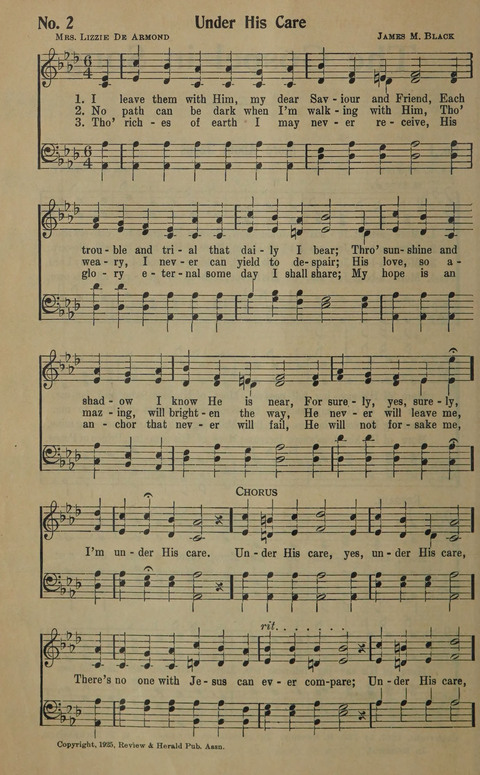 The Gospel in Song: as used in the Anderson Gospel Crusades page 6