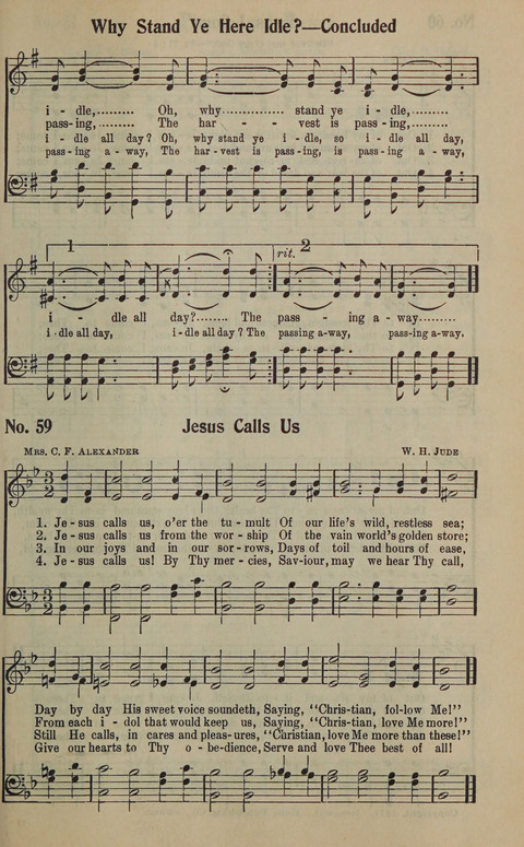 The Gospel in Song: as used in the Anderson Gospel Crusades page 63