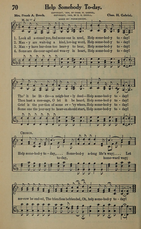 The Gospel in Song: as used in the Anderson Gospel Crusades page 74