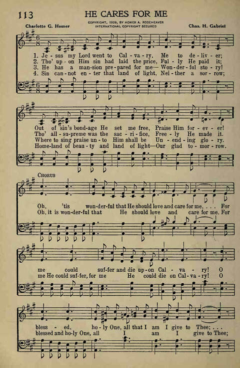 The Gospel in Song: for Use in Evangelistic Meetings or Any Service of the Church page 102