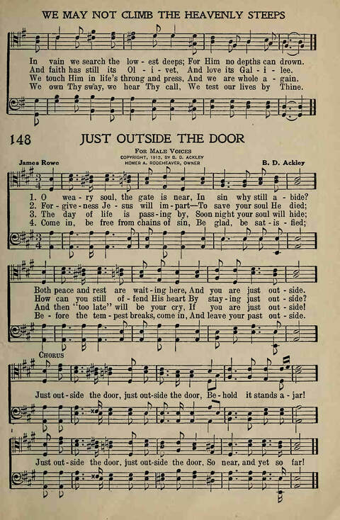 The Gospel in Song: for Use in Evangelistic Meetings or Any Service of the Church page 131