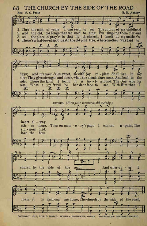 The Gospel in Song: for Use in Evangelistic Meetings or Any Service of the Church page 66