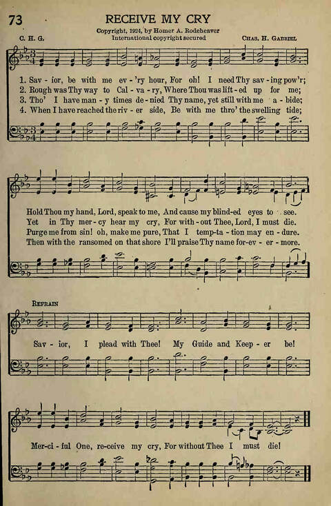 The Gospel in Song: for Use in Evangelistic Meetings or Any Service of the Church page 71