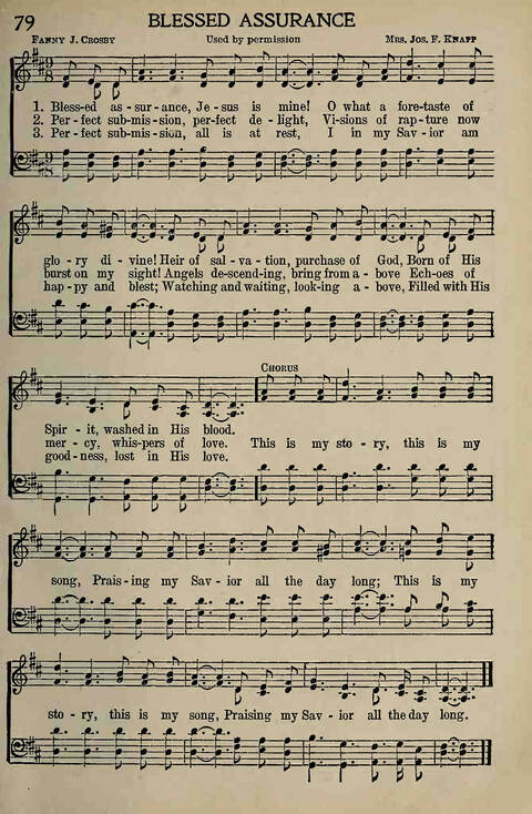 The Gospel in Song: for Use in Evangelistic Meetings or Any Service of the Church page 77