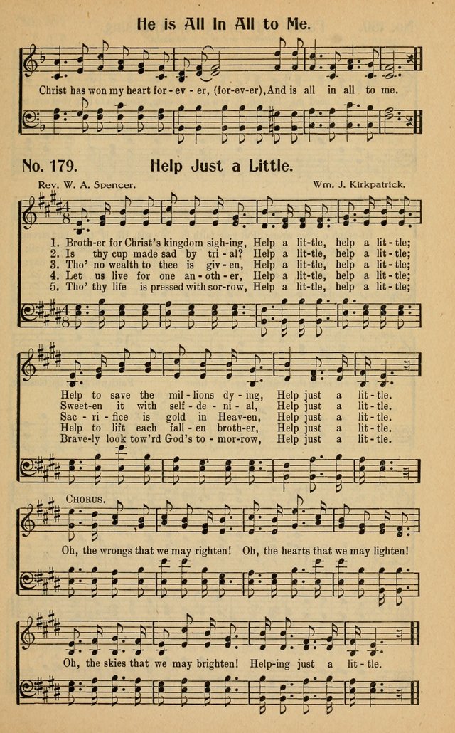 The Golden Sheaf No. 2: a collection of gospel hymns, new and old, responsive readings, hymns for the Sunday school, young people