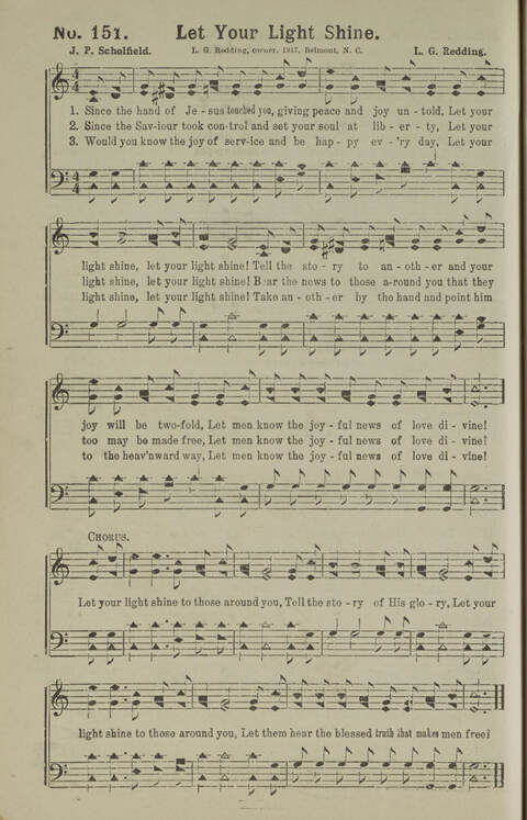Gospel Songs Number Three: designed for use in Christian work and worship page 146