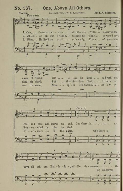 Gospel Songs Number Three: designed for use in Christian work and worship page 162