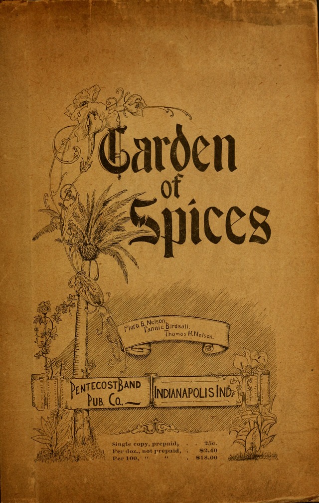 Garden of Spices: a choice collection for revival meetings, missionary meetings, rescue work, church and Sunday schools page 2