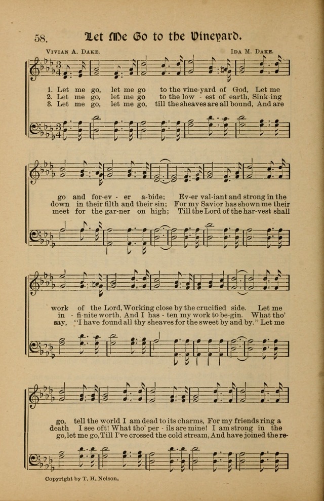 Garden of Spices: a choice collection for revival meetings, missionary meetings, rescue work, church and Sunday schools page 69