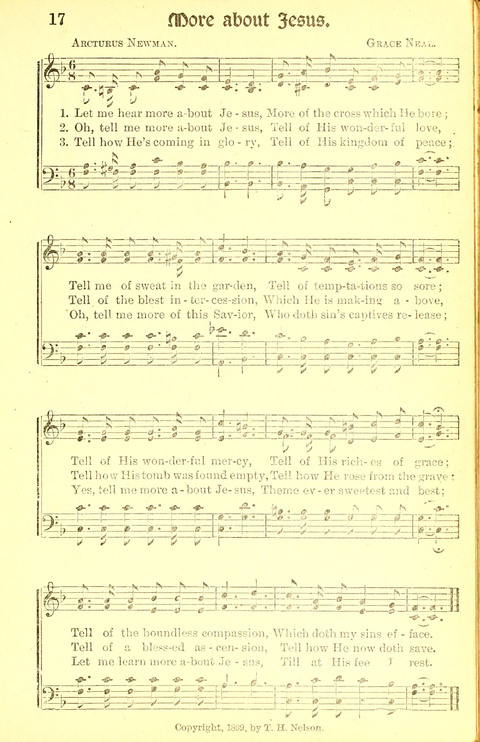 Garden of Spices: a choice collection for revival meetings, missionary meetings, rescue work, church and Sunday schools page 17