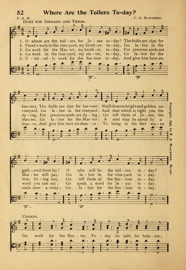 The Golden Sheaf: a collection of choice hymns and songs especially designed for Sunday schools, loyal worker