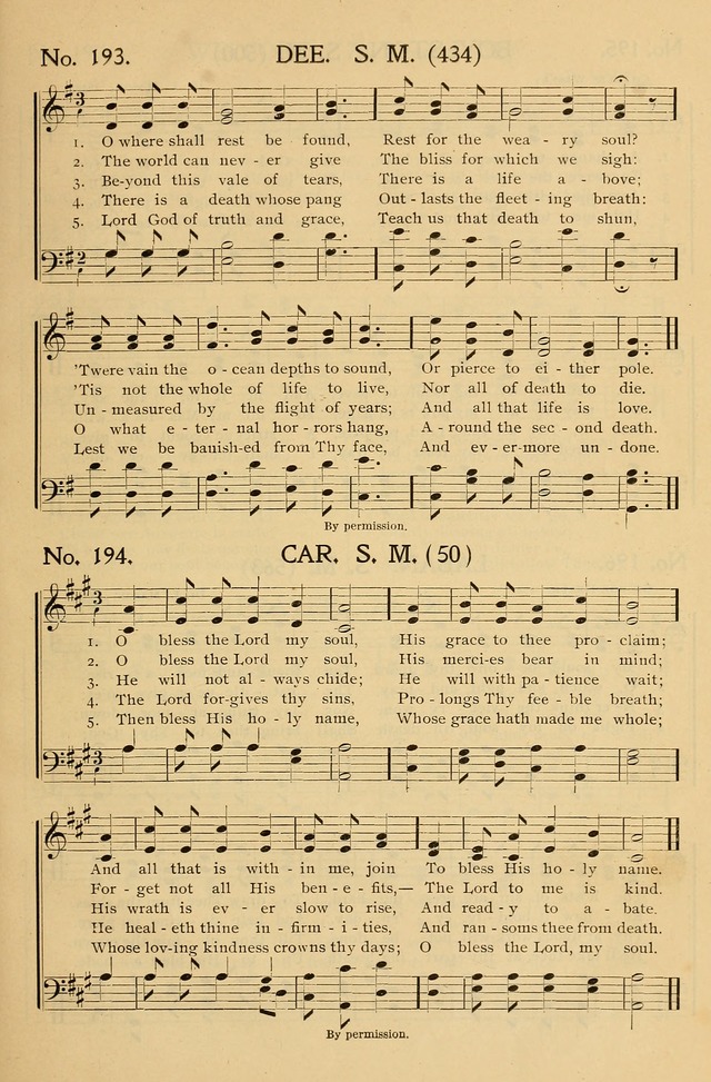 Gospel Songs and Hymns No. 1: for the sunday school, prayer meeting, social meeting, general song service page 181