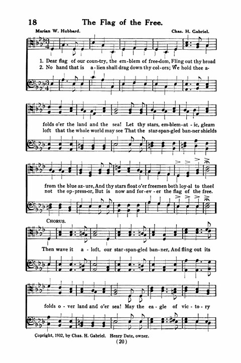 Gospel Songs for Men: a Collection of Quartets and Choruses for Male Voices page 18