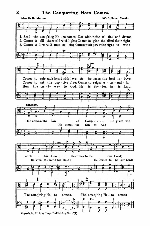 Gospel Songs for Men: a Collection of Quartets and Choruses for Male Voices page 3