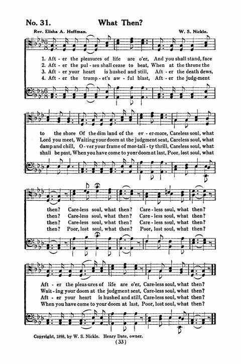 Gospel Songs for Men: a Collection of Quartets and Choruses for Male Voices page 31