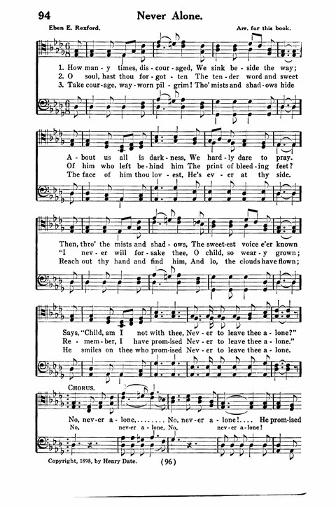 Gospel Songs for Men: a Collection of Quartets and Choruses for Male Voices page 94