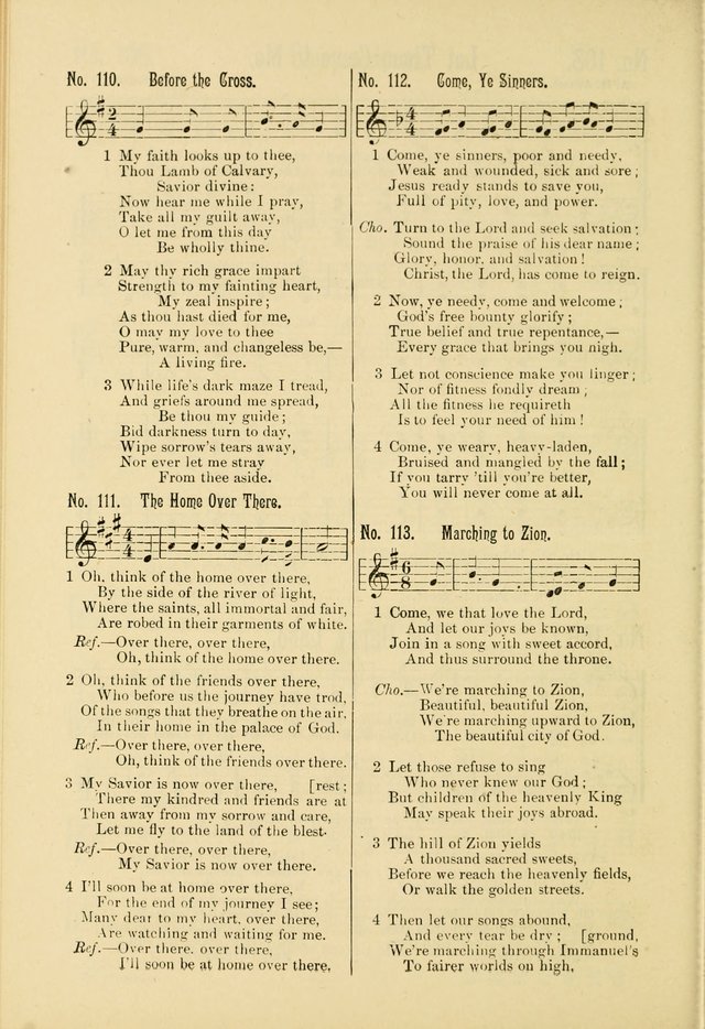 The Gospel in Song: combining "Sing the Gospel", "Echoes of Eden", and Other Selected Songs and Solos for the Sunday school page 108