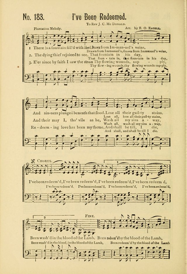 The Gospel in Song: combining "Sing the Gospel", "Echoes of Eden", and Other Selected Songs and Solos for the Sunday school page 162