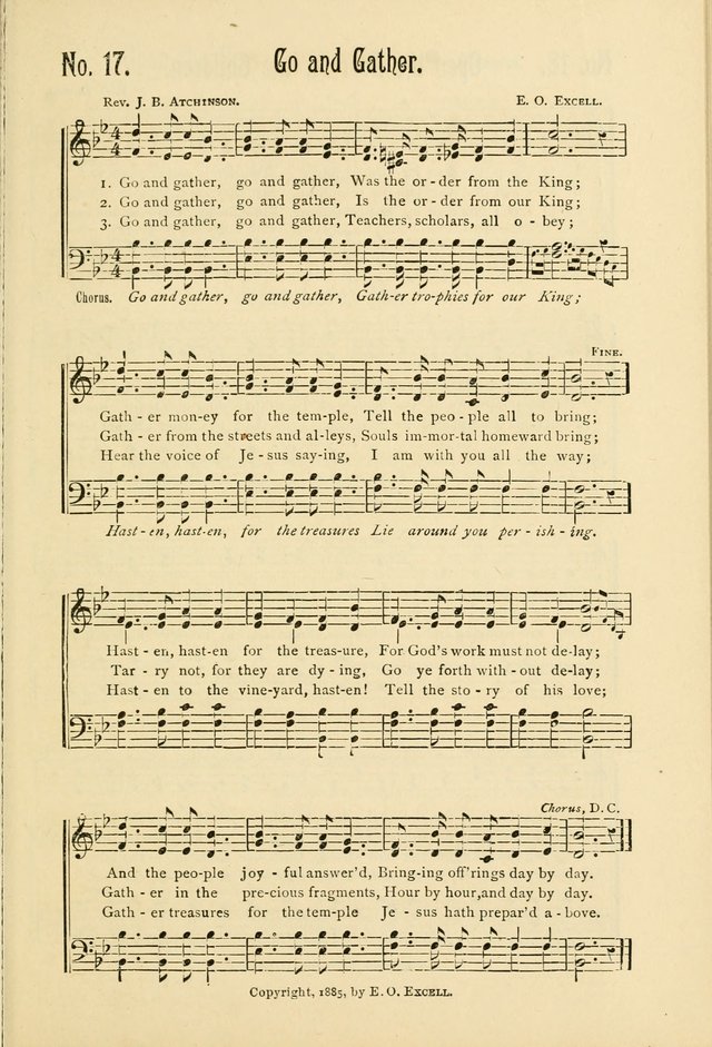 The Gospel in Song: combining "Sing the Gospel", "Echoes of Eden", and Other Selected Songs and Solos for the Sunday school page 17