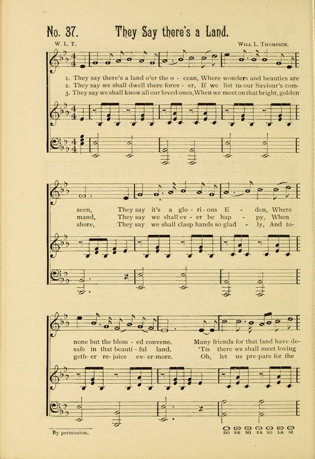 The Gospel in Song: combining "Sing the Gospel", "Echoes of Eden", and Other Selected Songs and Solos for the Sunday school page 36