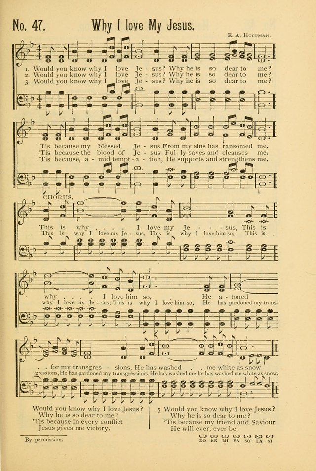 The Gospel in Song: combining "Sing the Gospel", "Echoes of Eden", and Other Selected Songs and Solos for the Sunday school page 47