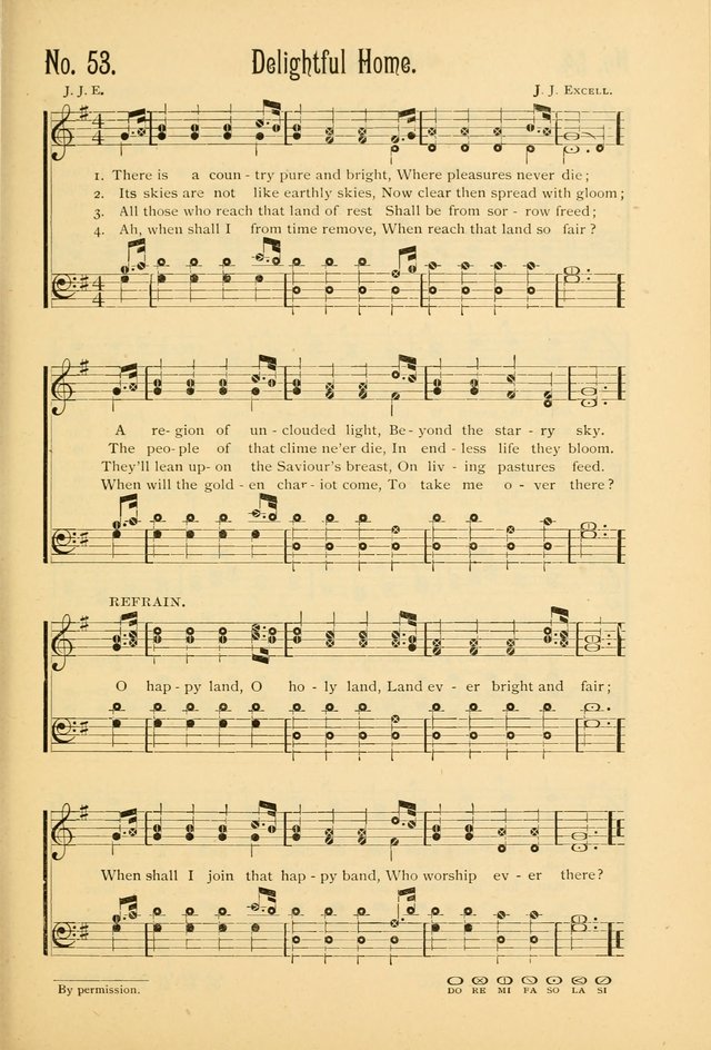 The Gospel in Song: combining "Sing the Gospel", "Echoes of Eden", and Other Selected Songs and Solos for the Sunday school page 53