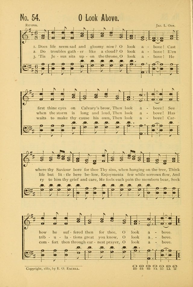 The Gospel in Song: combining "Sing the Gospel", "Echoes of Eden", and Other Selected Songs and Solos for the Sunday school page 54